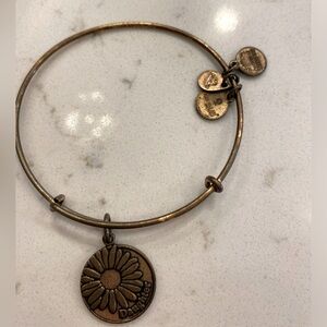 Alex and Ani Flower Daughter Charm Bangle Charm Bracelet